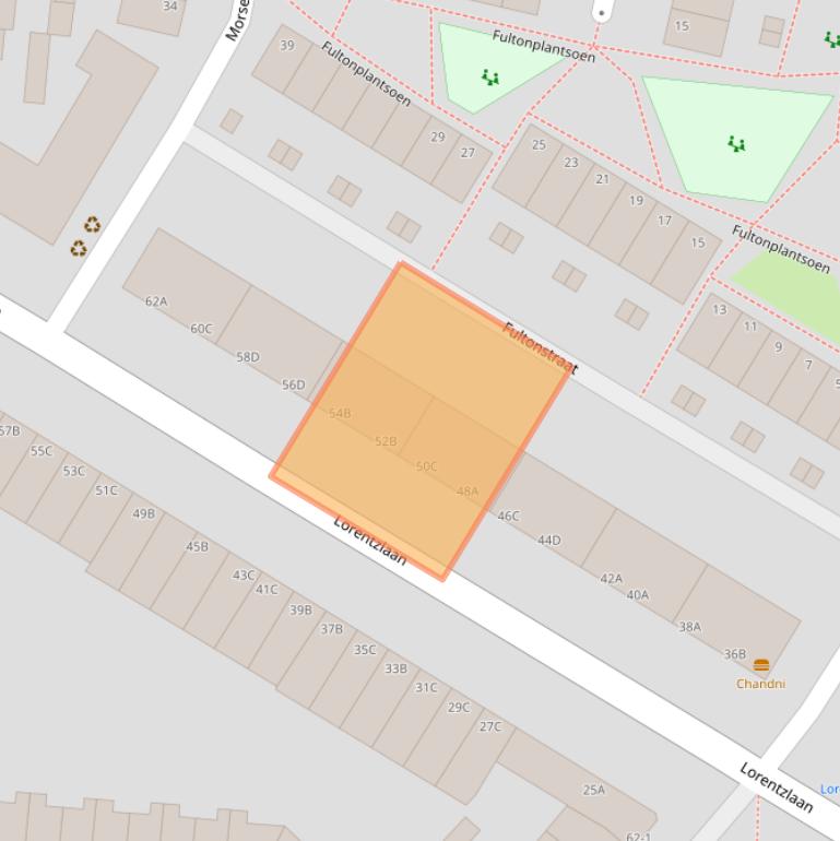 Kaart van postcodegebied 3112KM.