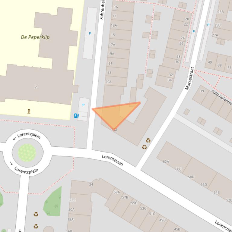 Kaart van postcodegebied 3112KP.