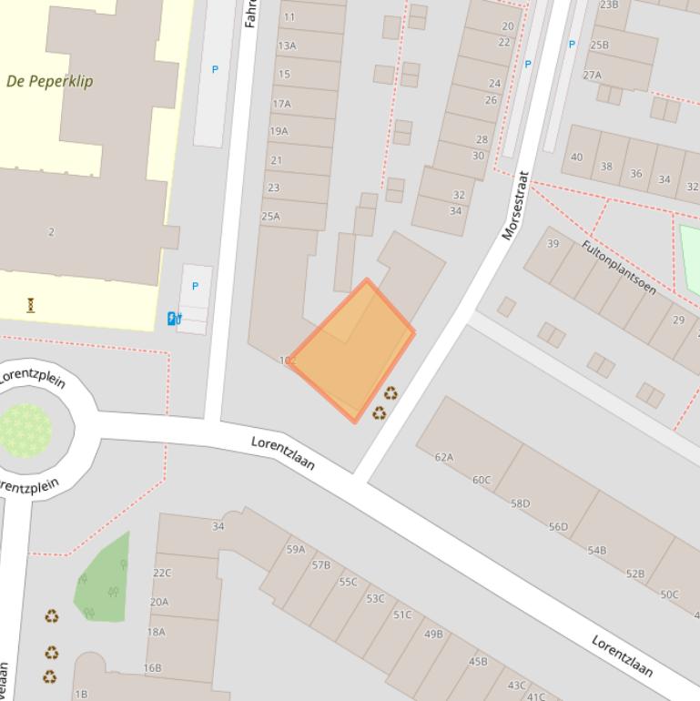 Kaart van postcodegebied 3112KR.