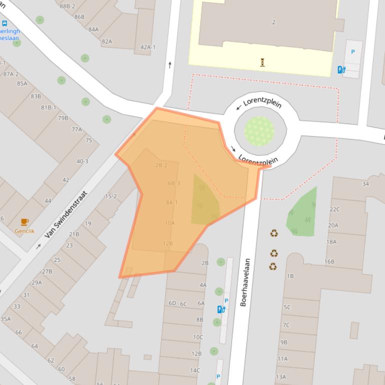 Kaart van postcodegebied 3112KS.