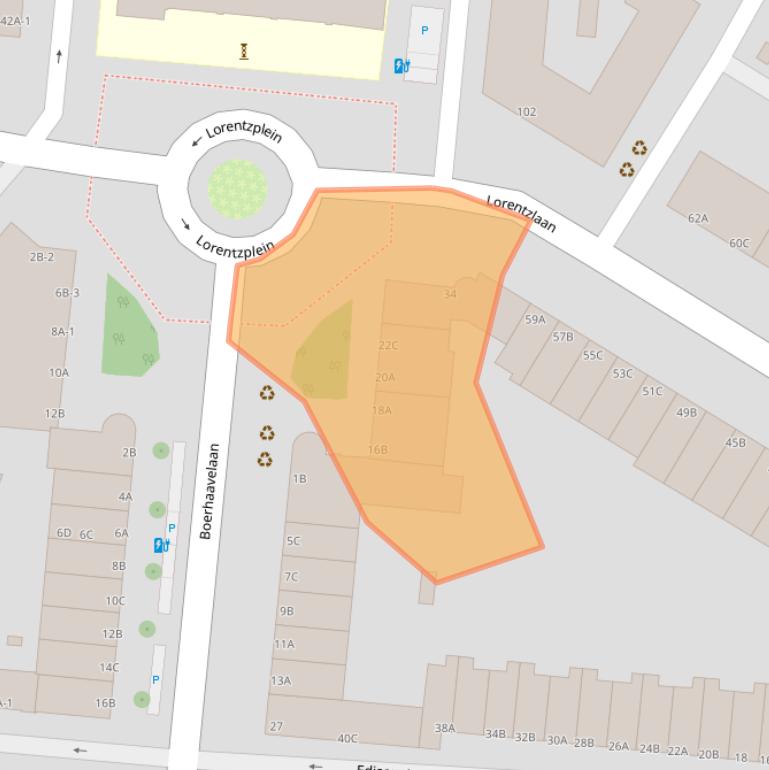 Kaart van postcodegebied 3112KT.