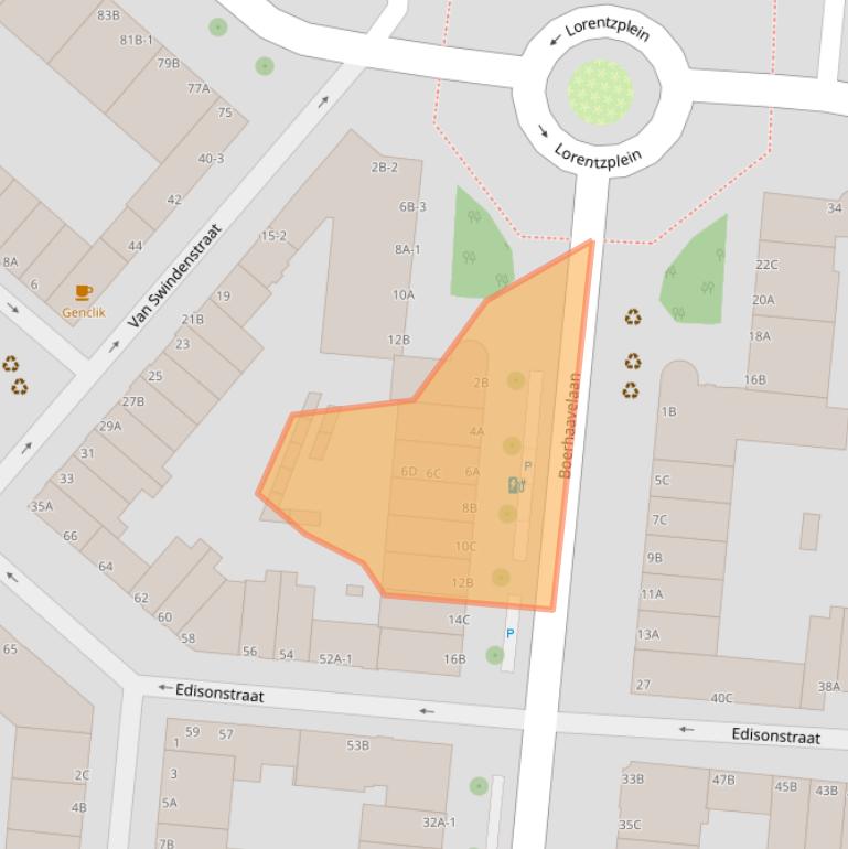 Kaart van postcodegebied 3112LH.