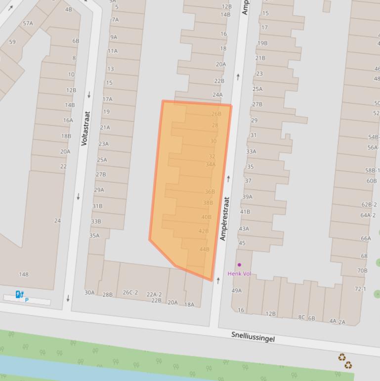 Kaart van postcodegebied 3112MD.