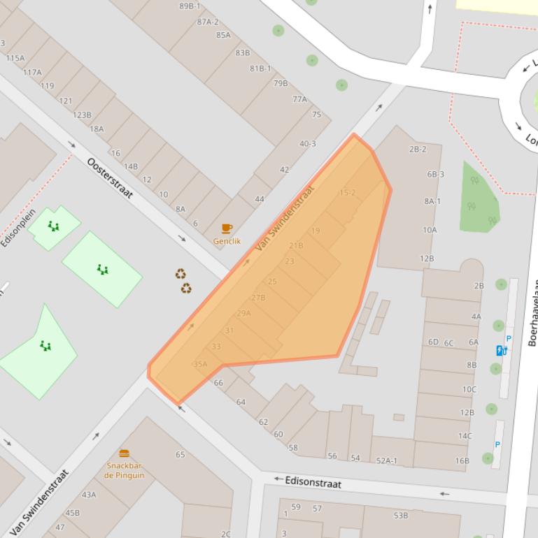 Kaart van postcodegebied 3112ME.