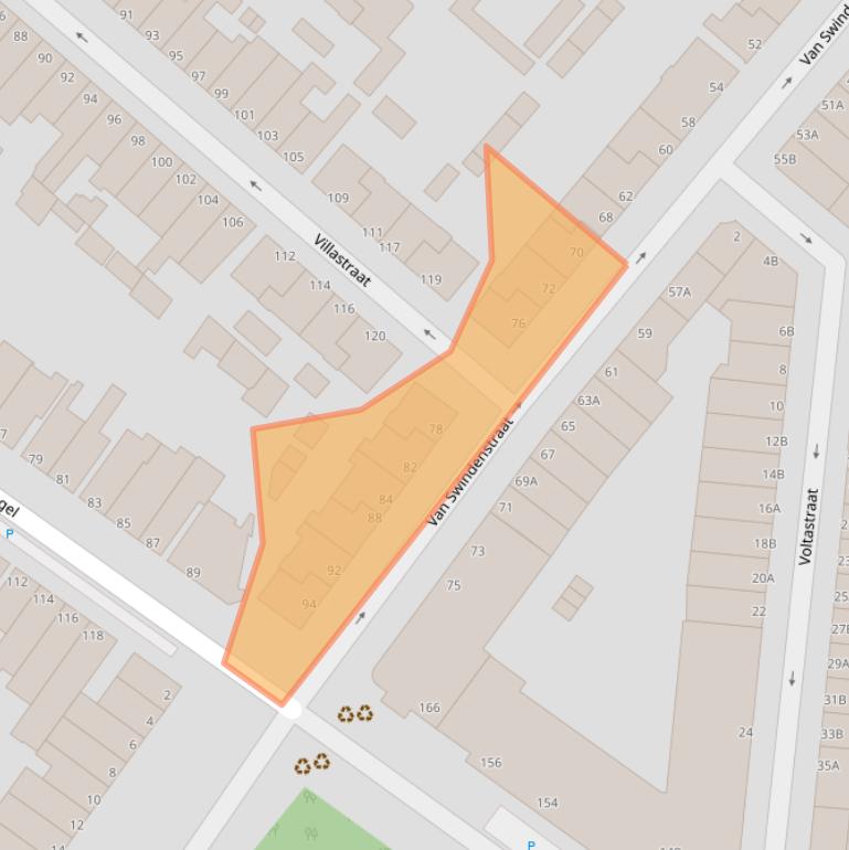 Kaart van postcodegebied 3112MK.