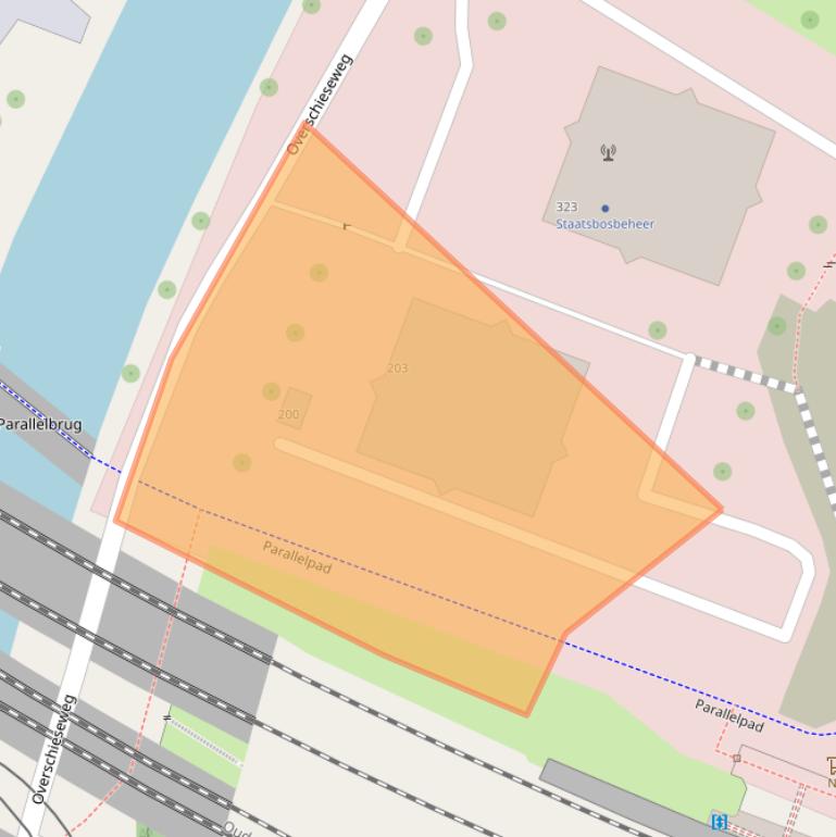 Kaart van postcodegebied 3112NB.