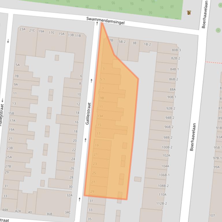 Kaart van postcodegebied 3112PA.