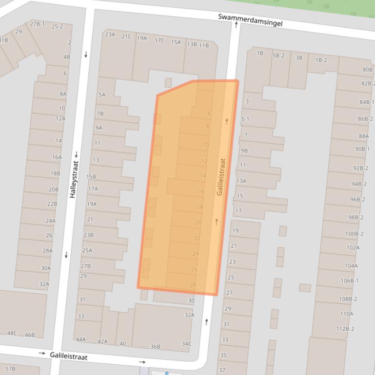Kaart van postcodegebied 3112PE.