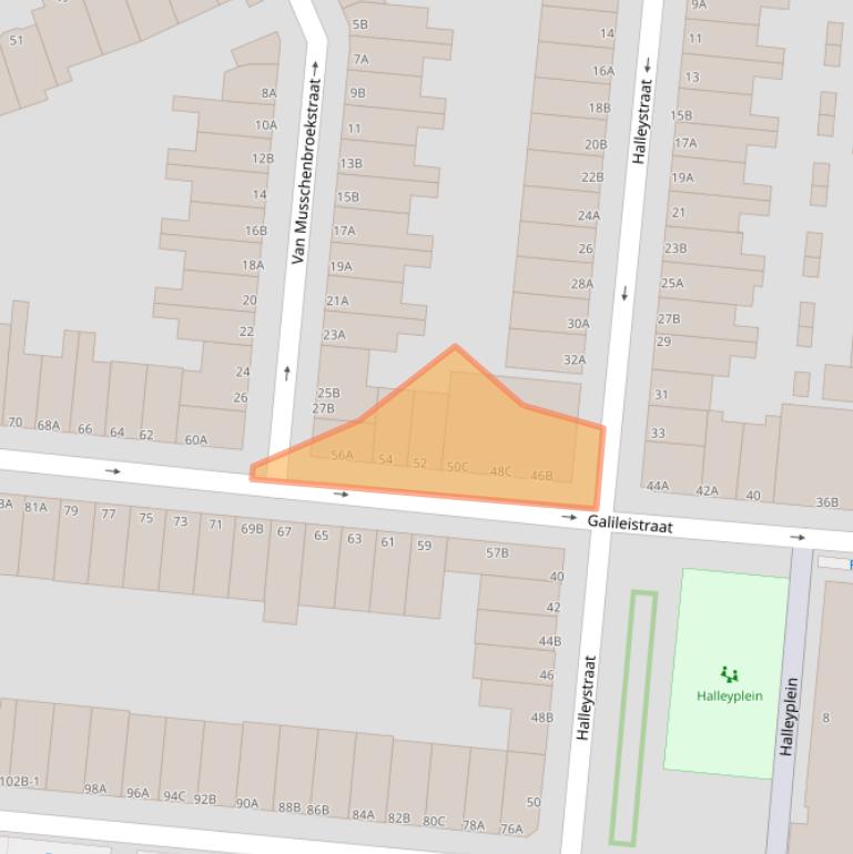 Kaart van postcodegebied 3112PH.