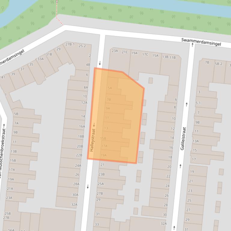 Kaart van postcodegebied 3112PK.