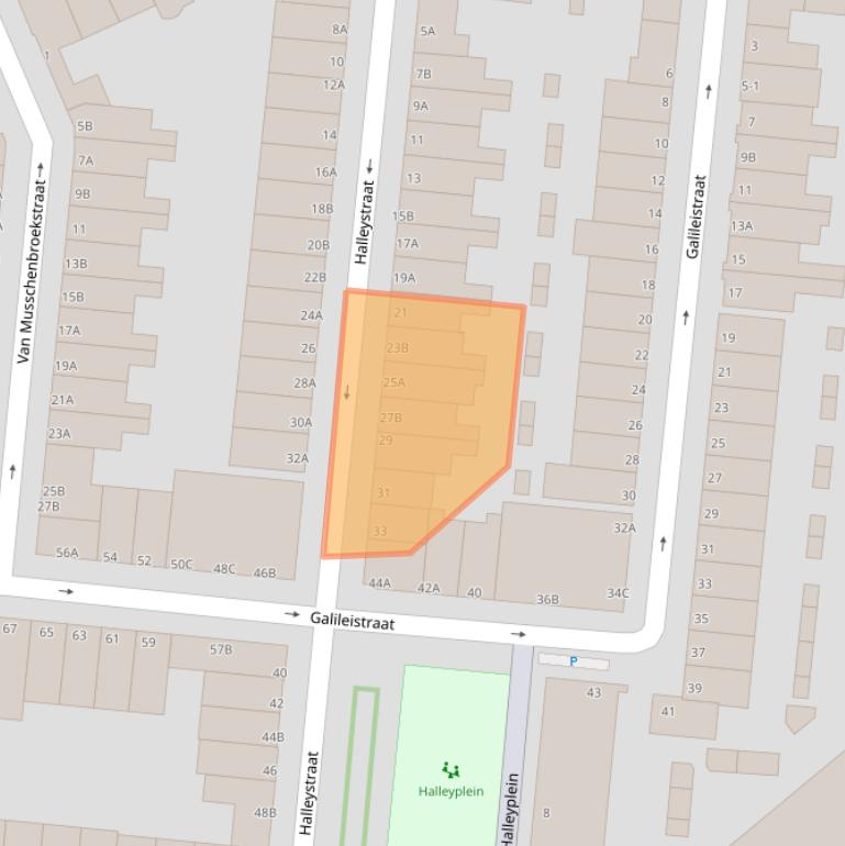 Kaart van postcodegebied 3112PL.