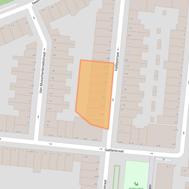 Kaart van postcodegebied 3112PP.