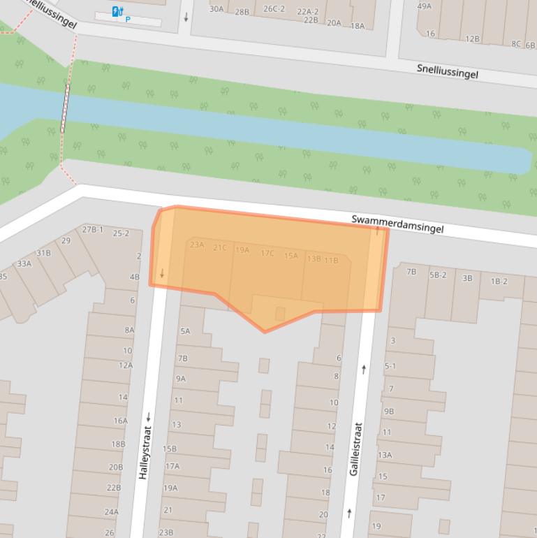 Kaart van postcodegebied 3112RE.