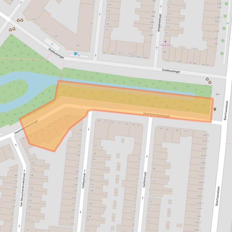 Kaart van postcodegebied 3112RG.