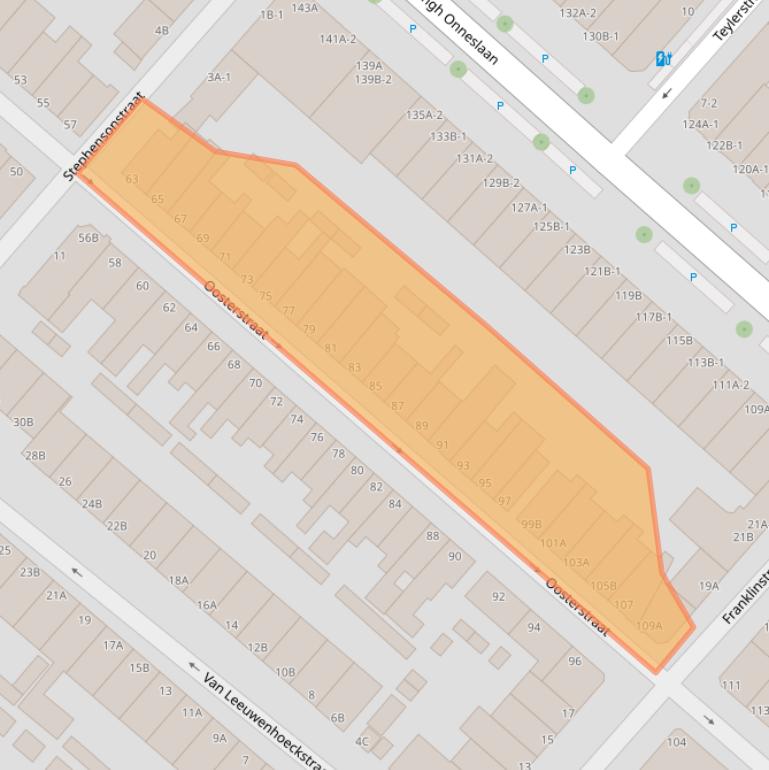 Kaart van postcodegebied 3112SG.