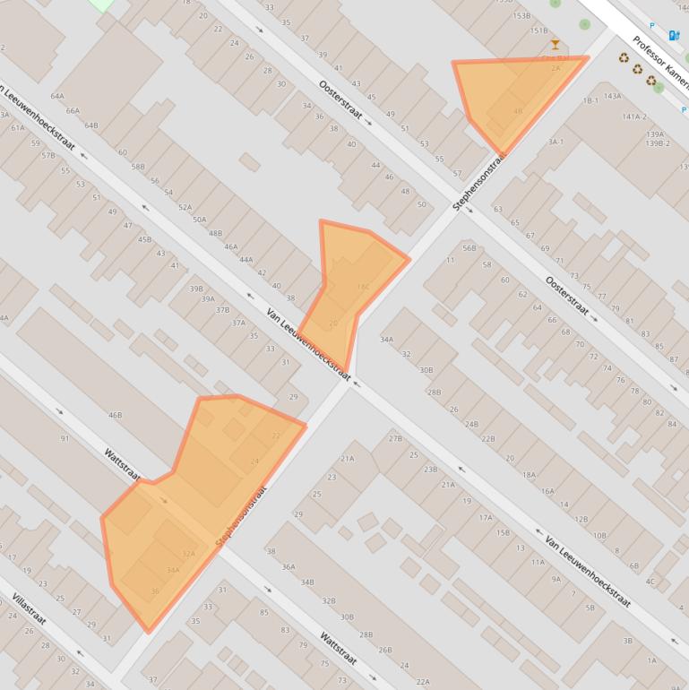 Kaart van postcodegebied 3112SM.