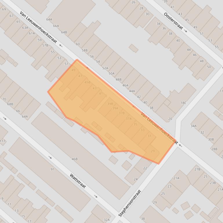 Kaart van postcodegebied 3112SP.