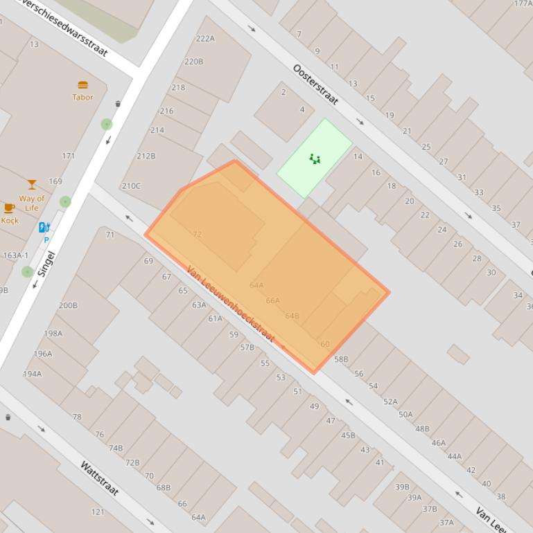 Kaart van postcodegebied 3112SW.