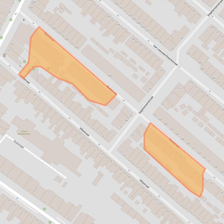 Kaart van postcodegebied 3112TK.