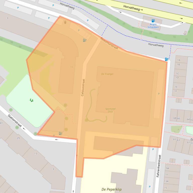 Kaart van postcodegebied 3112VA.