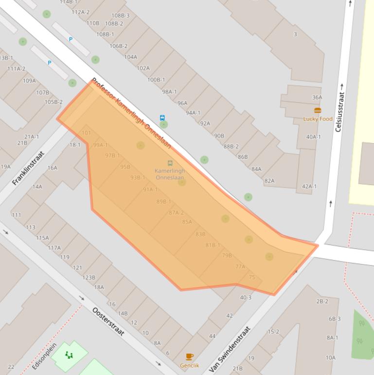 Kaart van postcodegebied 3112VC.