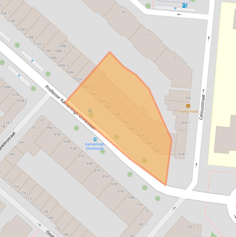 Kaart van postcodegebied 3112VJ.