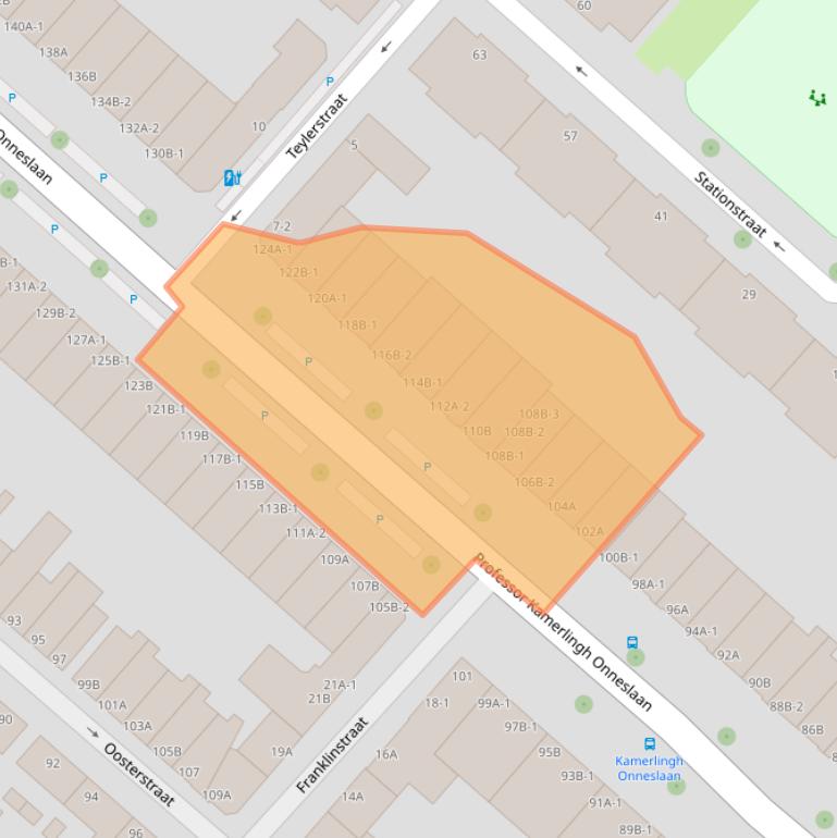 Kaart van postcodegebied 3112VK.