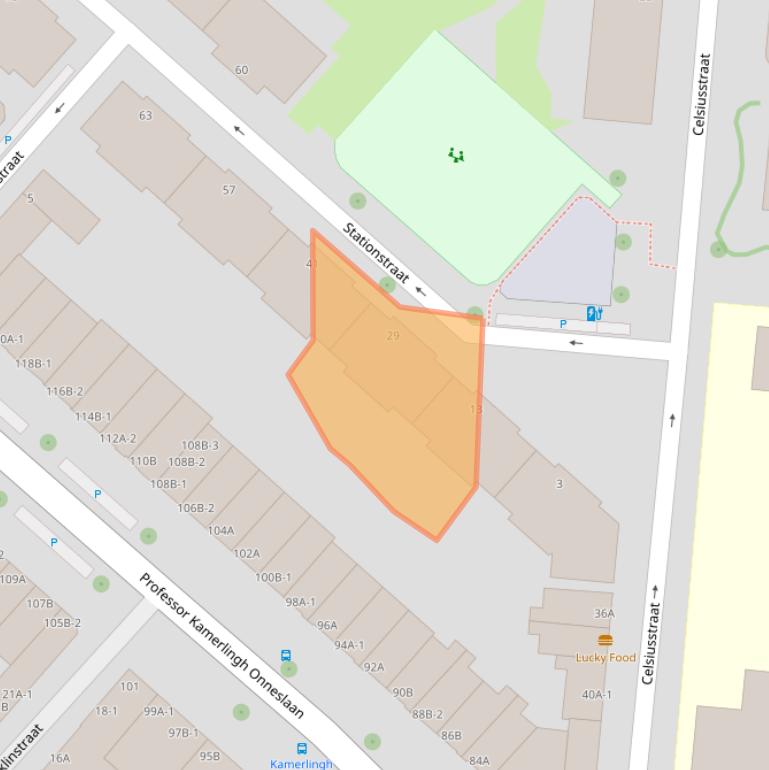 Kaart van postcodegebied 3112VS.