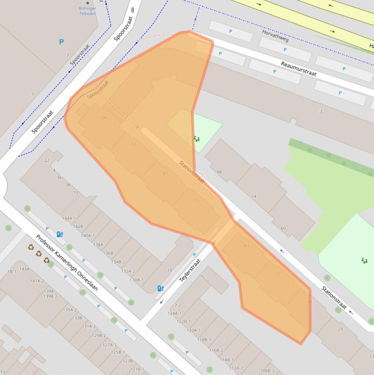 Kaart van postcodegebied 3112VT.