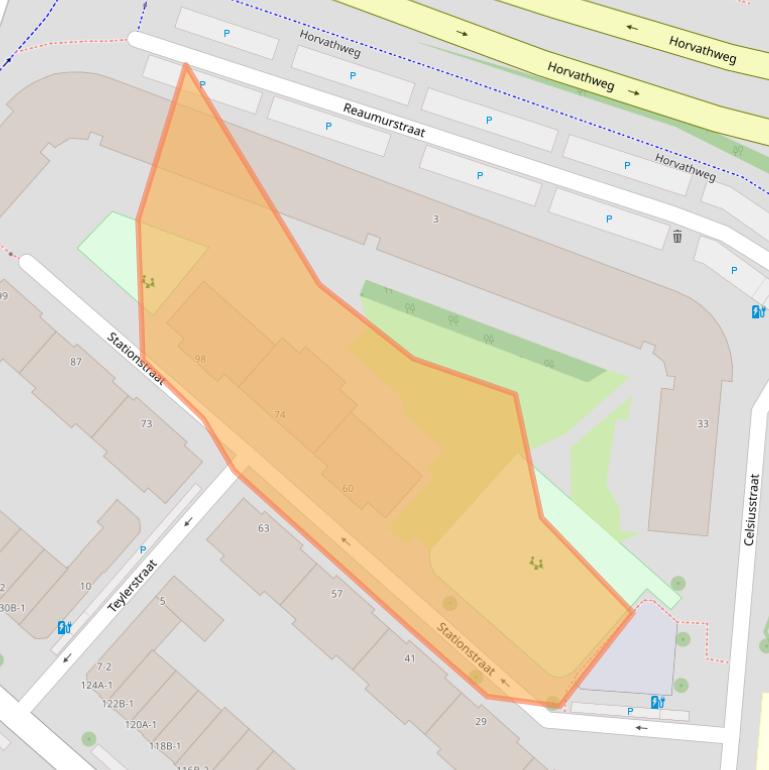 Kaart van postcodegebied 3112VW.