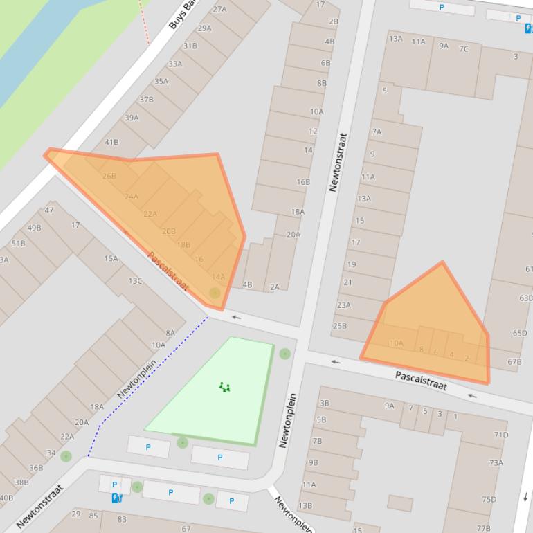 Kaart van postcodegebied 3112WL.