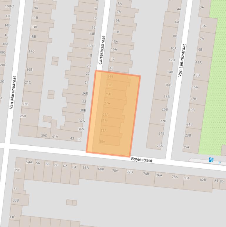 Kaart van postcodegebied 3112XK.