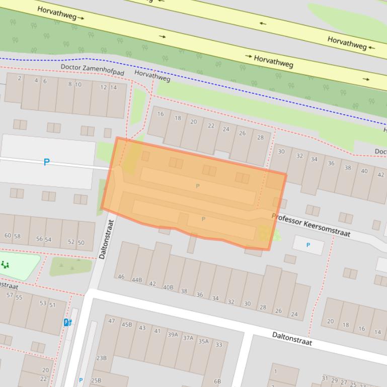 Kaart van postcodegebied 3112ZK.