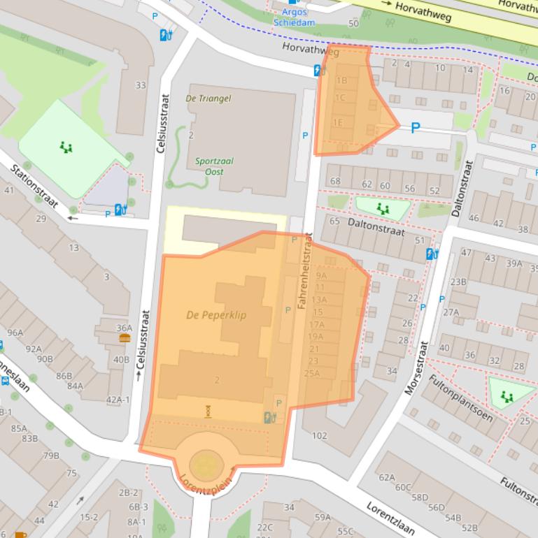 Kaart van postcodegebied 3112ZM.