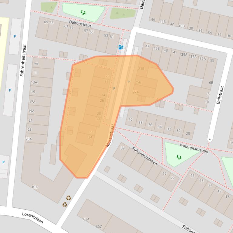 Kaart van postcodegebied 3112ZS.