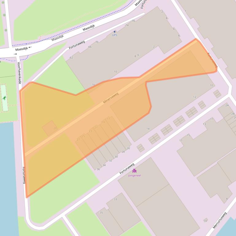 Kaart van postcodegebied 3113AP.