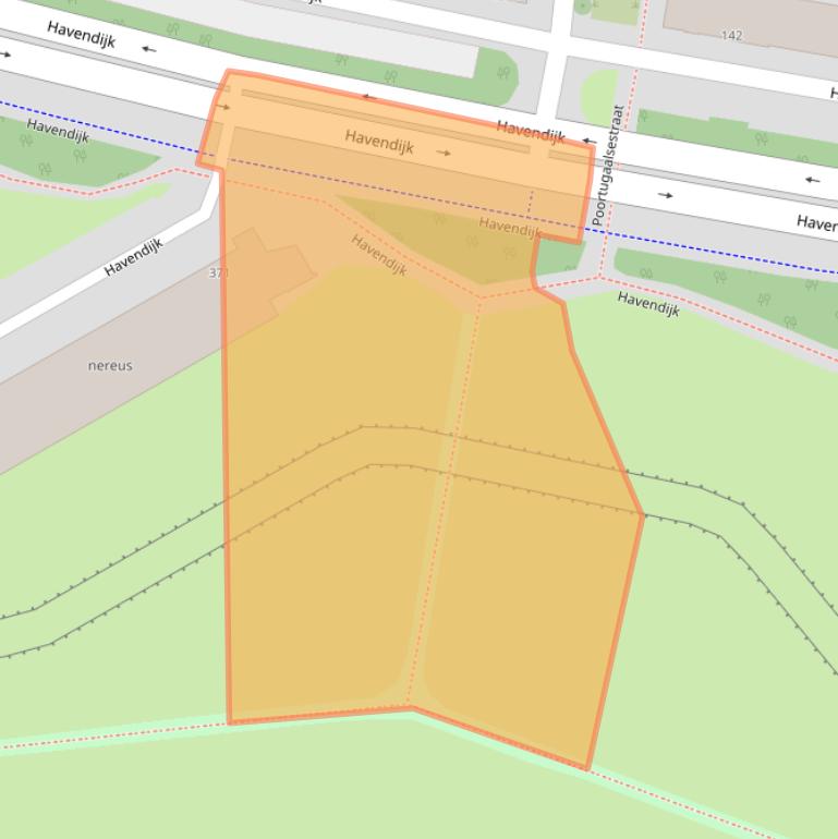 Kaart van postcodegebied 3114EE.