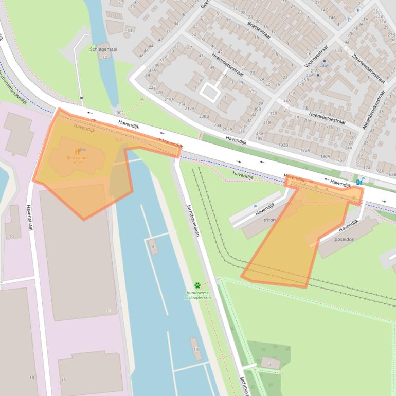 Kaart van postcodegebied 3114EL.
