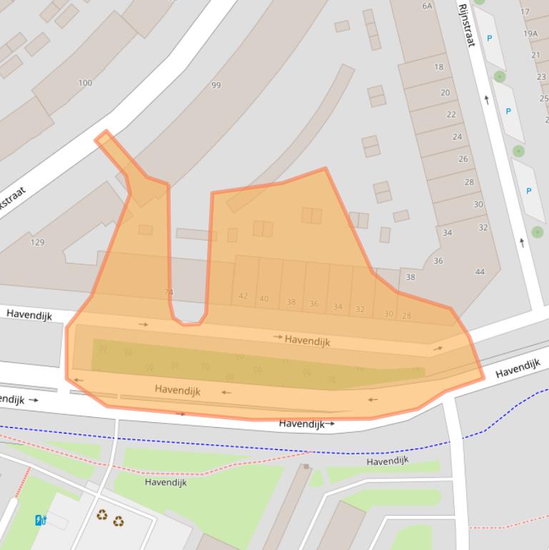 Kaart van postcodegebied 3114EN.