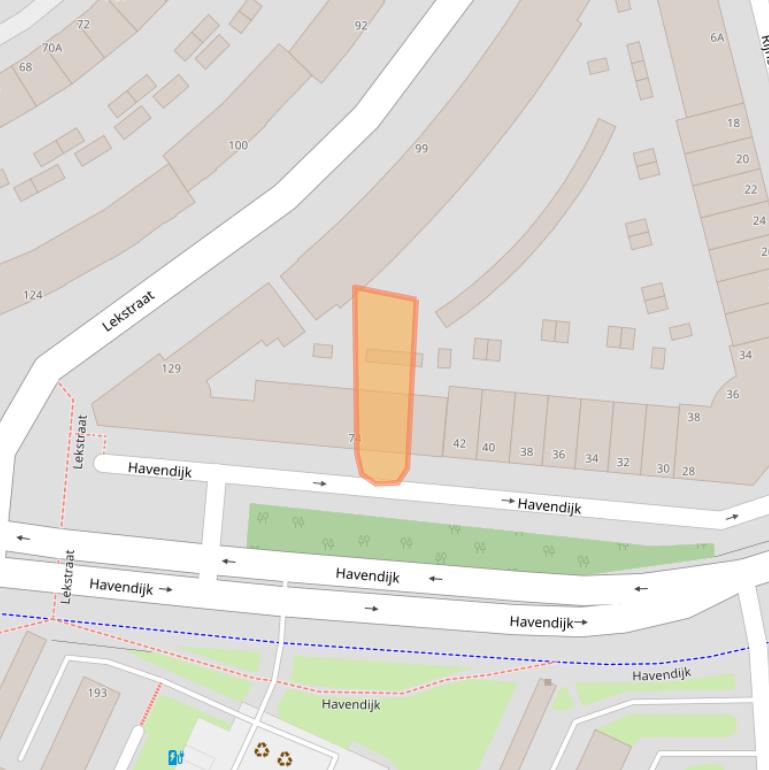 Kaart van postcodegebied 3114EP.