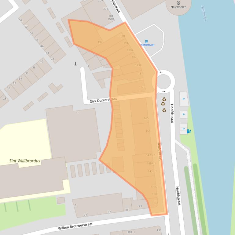 Kaart van postcodegebied 3114GD.