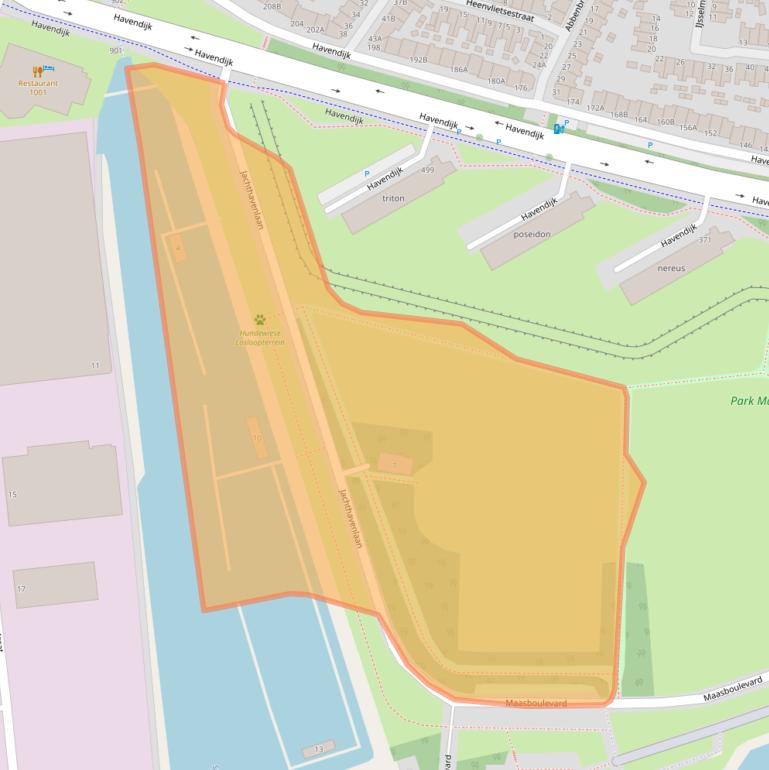 Kaart van postcodegebied 3114HA.