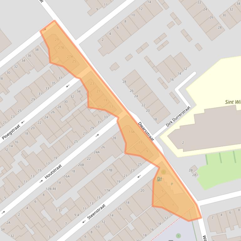 Kaart van postcodegebied 3114LA.