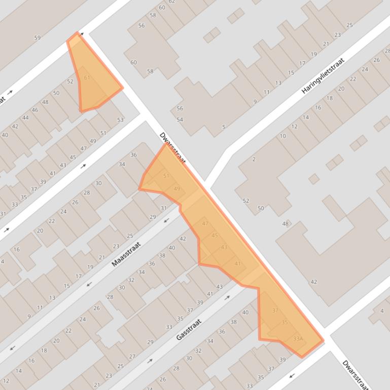 Kaart van postcodegebied 3114LB.