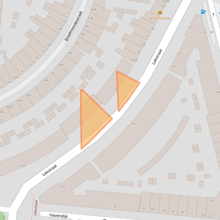 Kaart van postcodegebied 3114SM.