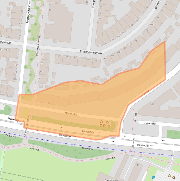 Kaart van postcodegebied 3114SN.