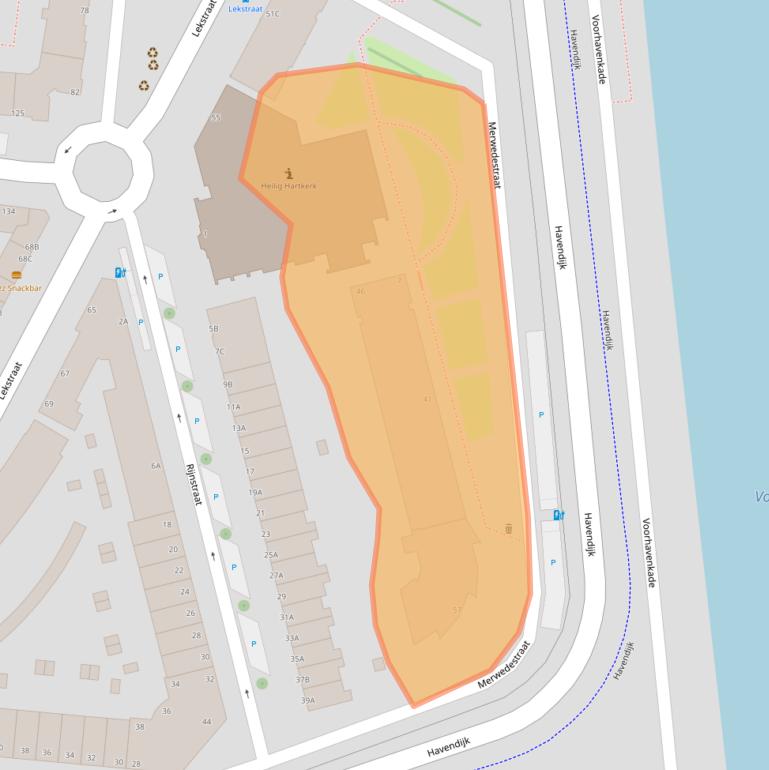 Kaart van postcodegebied 3114SW.