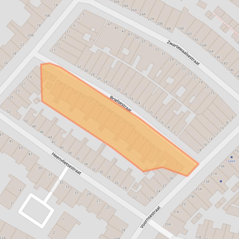 Kaart van postcodegebied 3114VA.