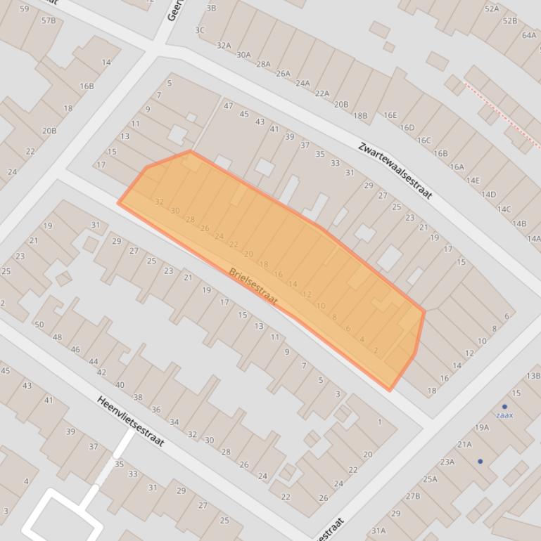 Kaart van postcodegebied 3114VB.