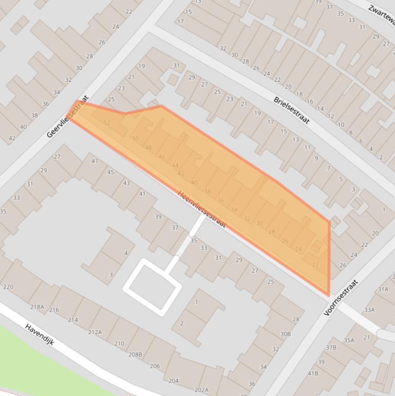 Kaart van postcodegebied 3114VN.